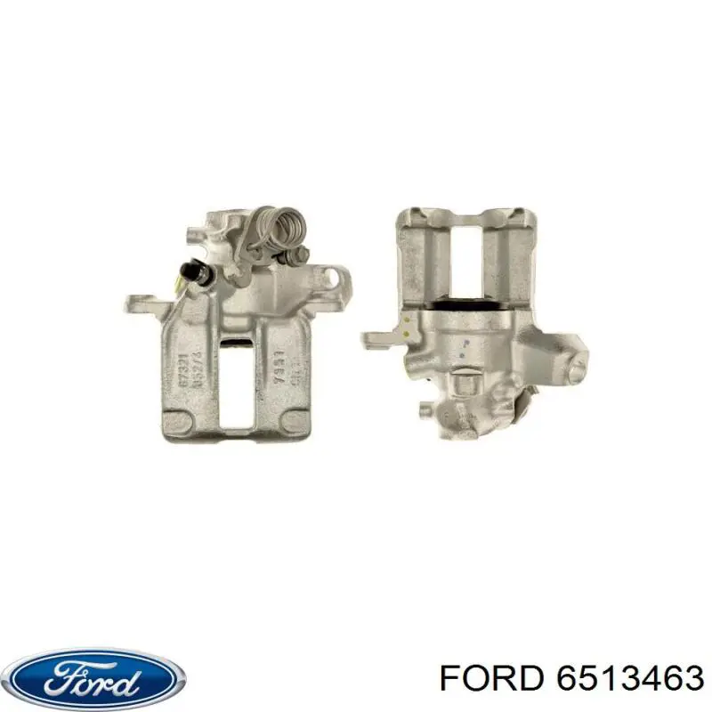 6513463 Ford pinza de freno trasero derecho