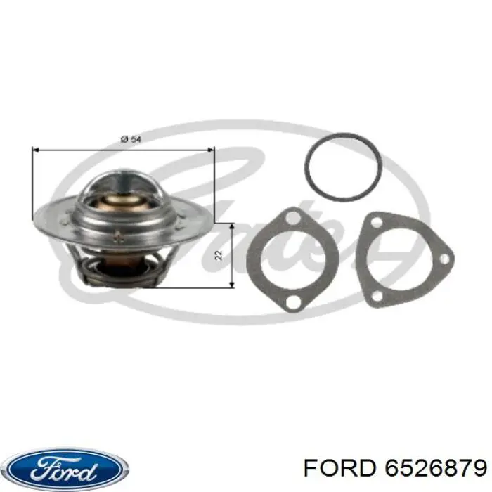 Termostato refrigerante Ford 6526879