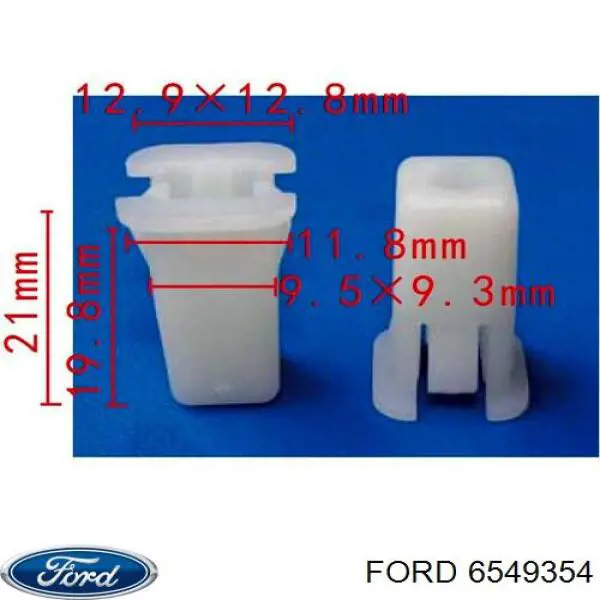 Tornillo (tuerca) de sujeción para Ford Escort (GAF, AWF, ABFT)