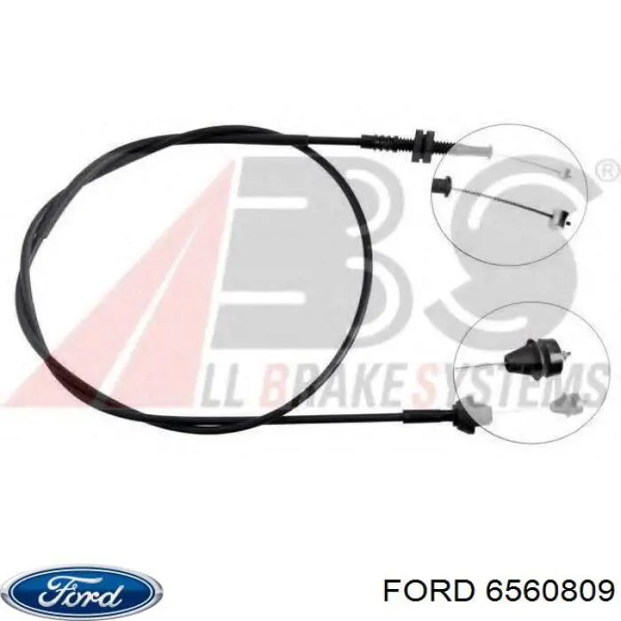 6560809 Ford cable del acelerador