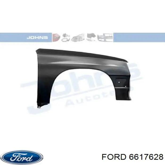 6617628 Ford amortiguador trasero