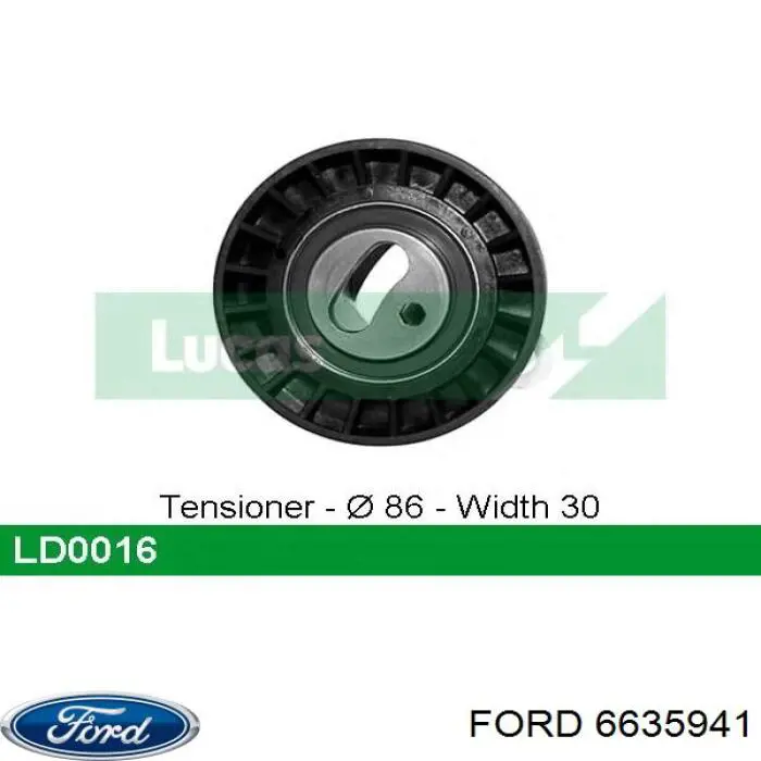 Tensor de la correa de distribución Ford 6635941 precio, desde 25,97 EUR