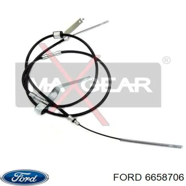 Comprar 6658706 Ford Cable de freno de mano trasero derecho/izquierdo