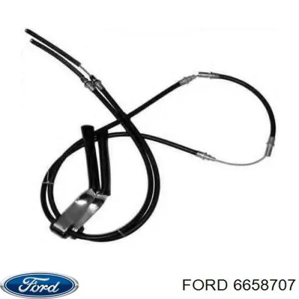 6658707 Ford cable de freno de mano trasero derecho/izquierdo