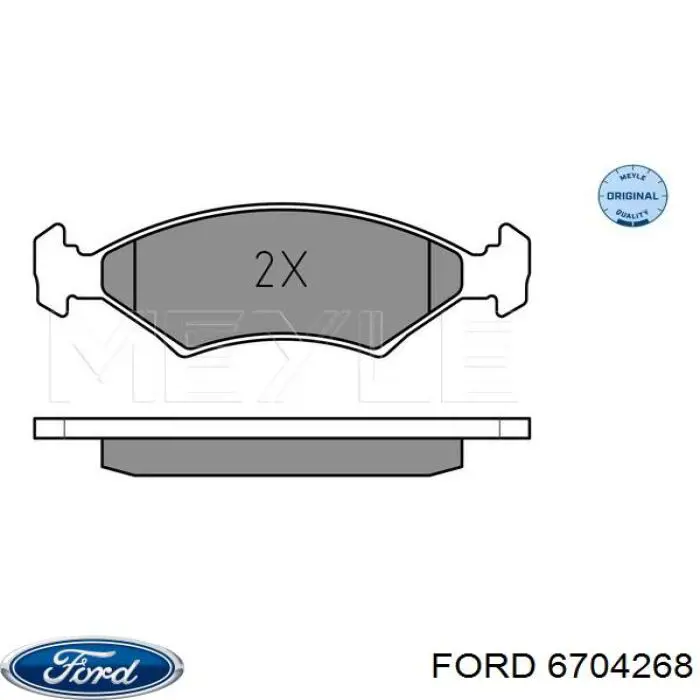 Pastillas de freno delanteras Ford Escort 4 GAF, AWF, ABFT