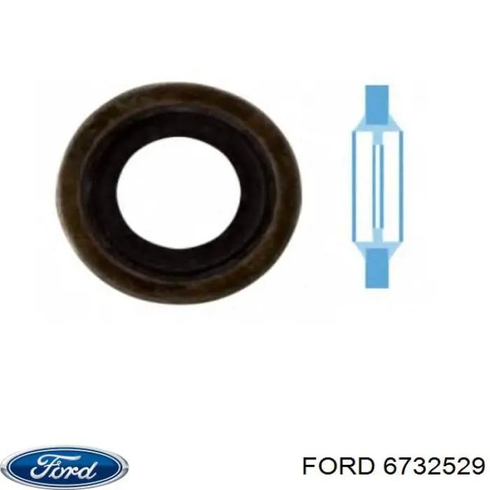 6732529 Ford tapón roscado, colector de aceite