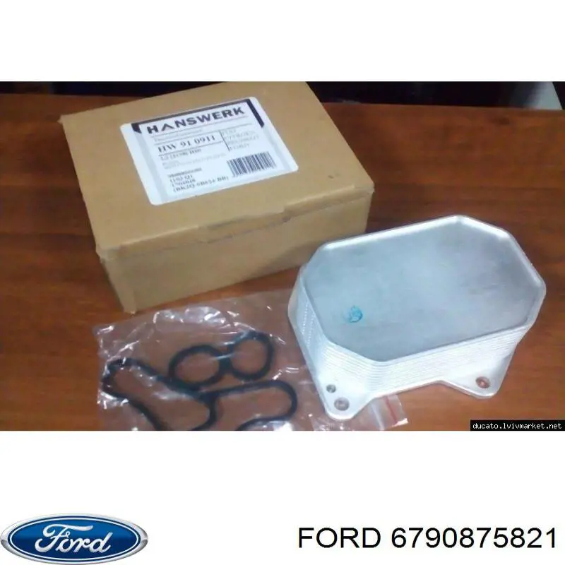 6790875821 Ford radiador de aceite, bajo de filtro