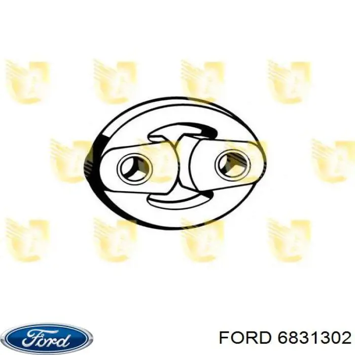 Soporte escape 6831302 Ford