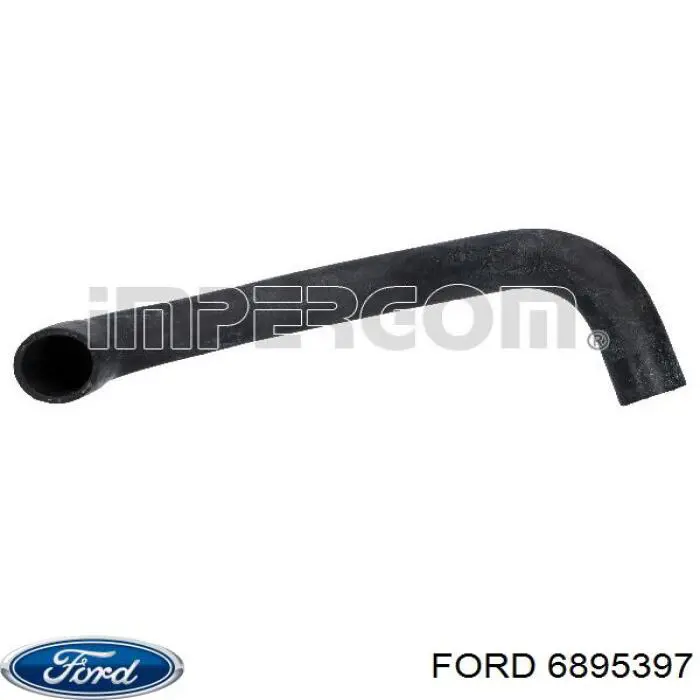 Manguera refrigerante para radiador inferiora para Ford Fiesta (GFJ)