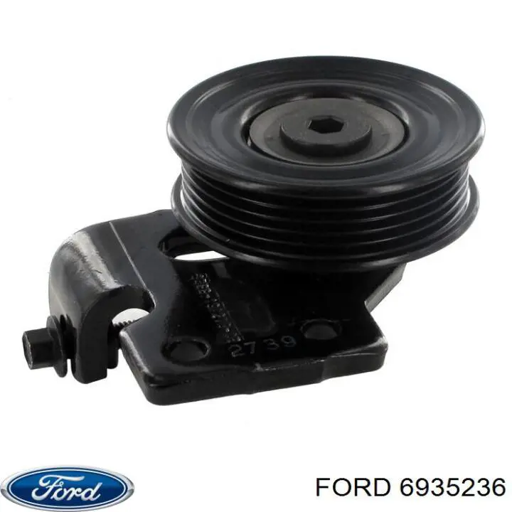 Comprar 6935236 Ford Polea tensora, correa poli V