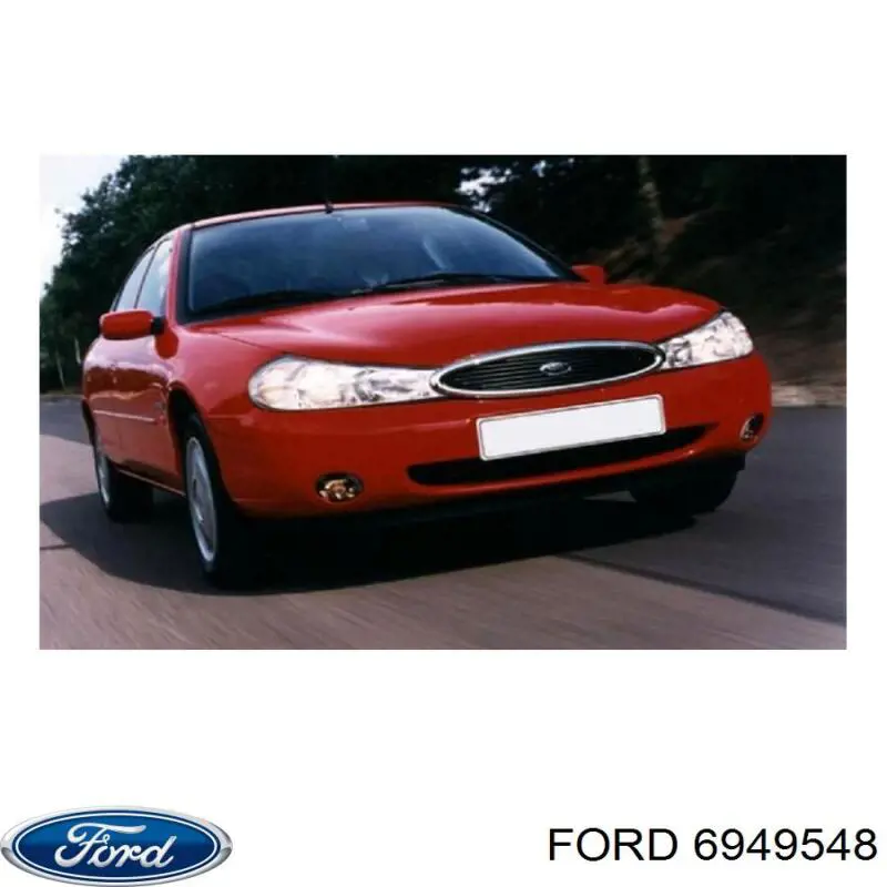 6949548 Ford palanca trasera inferior izquierda/derecha