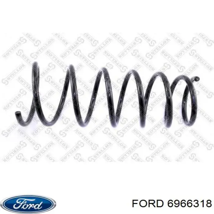 6966318 Ford muelle de suspensión eje trasero