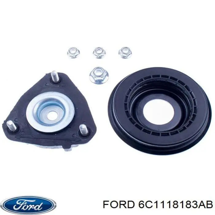 Comprar 6C1118183AB Ford Soporte del amortiguador delantero