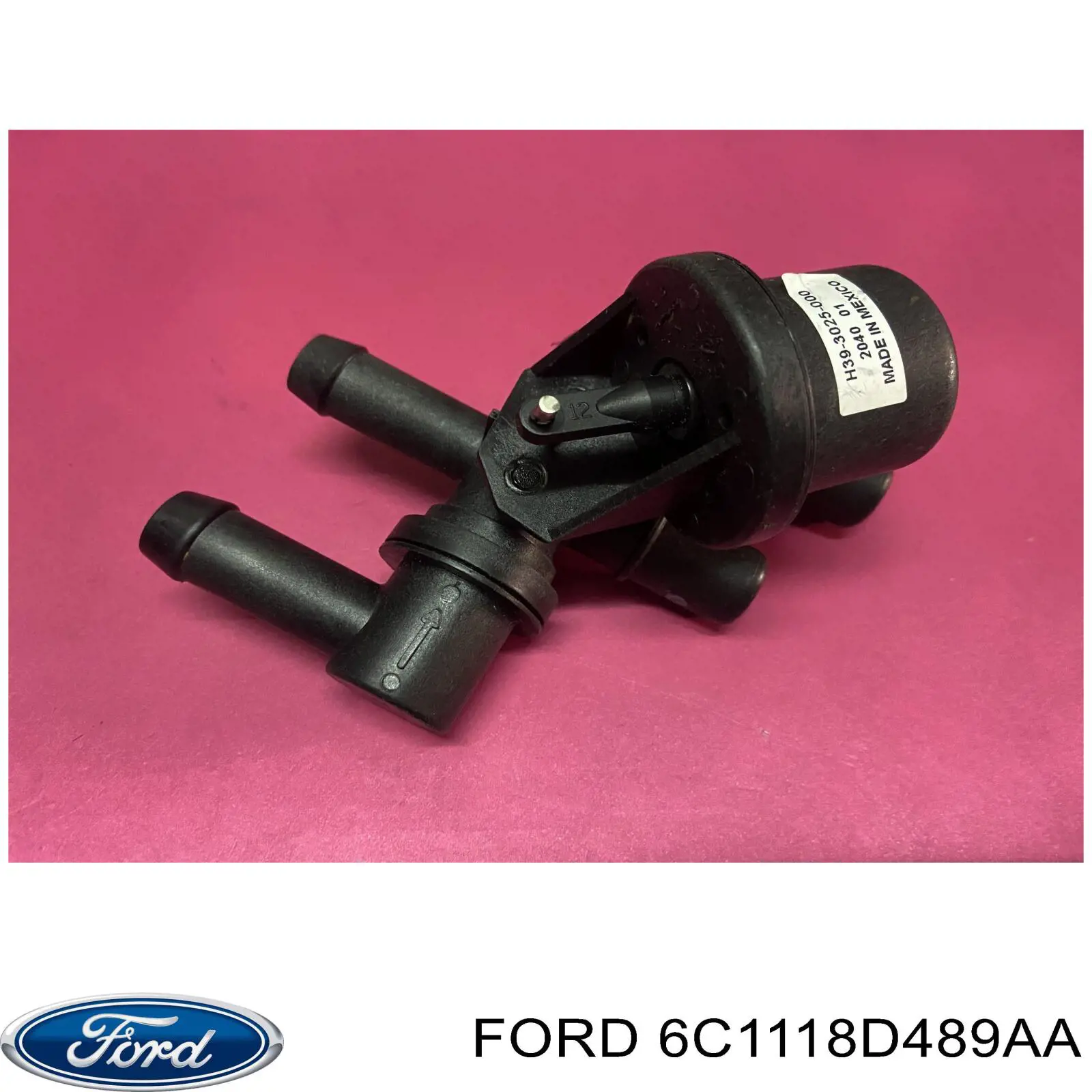6C1118D489AA Ford Valvula del calefactor