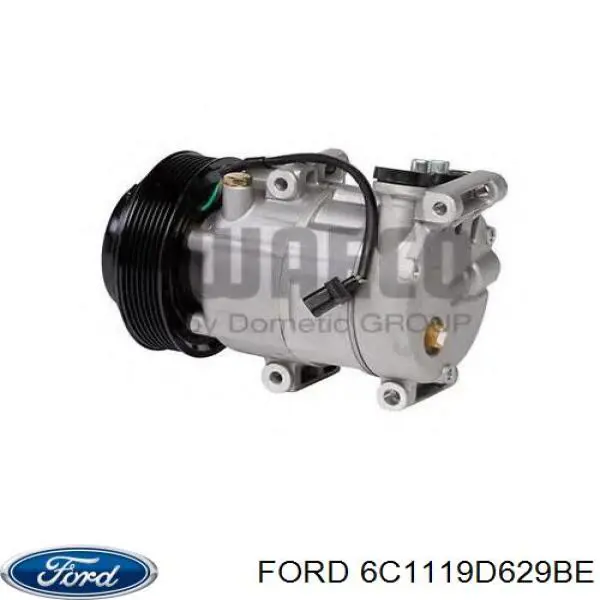 Comprar 6C1119D629BE Ford Compresor de aire acondicionado coche