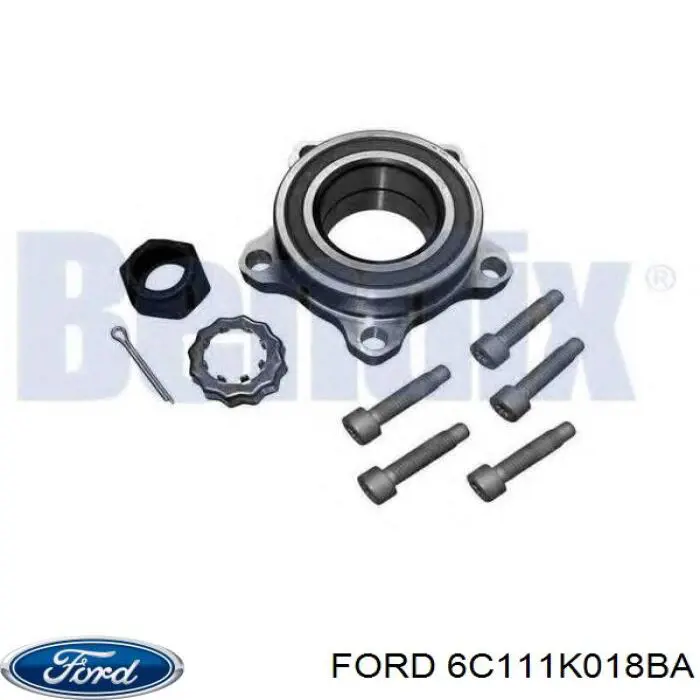 Comprar 6C111K018BA Ford Cojinete de rueda delantero