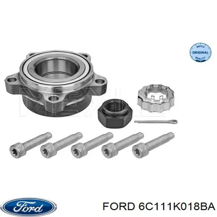 Cojinete de rueda delantero Ford 6C111K018BA precio, desde 56,72 EUR