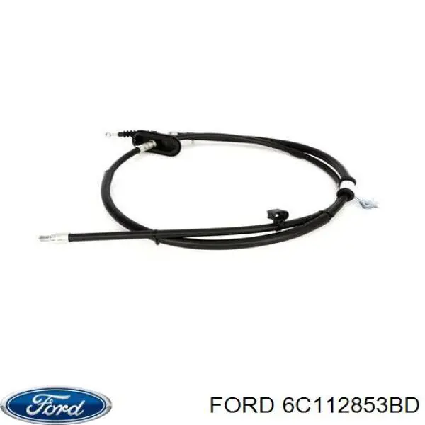 Comprar 6C112853BD Ford Cable de freno de estacionamiento delantero