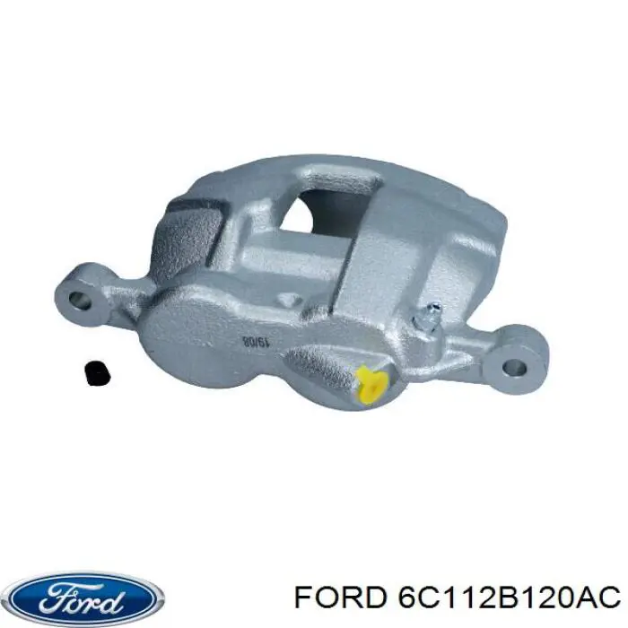 6C112B120AC Ford pinza de freno delantera derecha