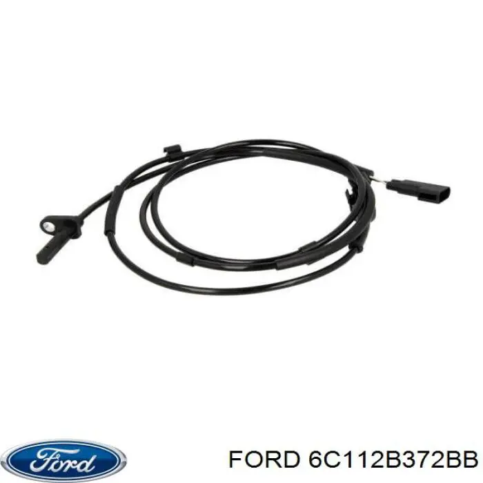 6C112B372BB Ford sensor abs trasero derecho