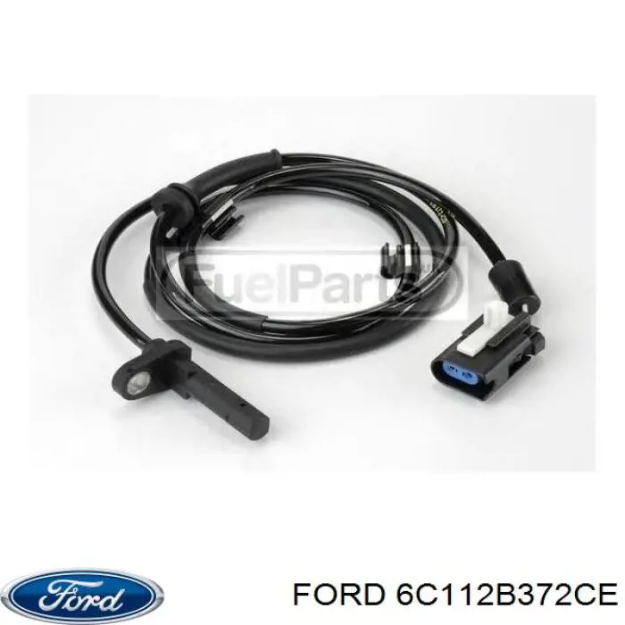 6C112B372CE Ford sensor abs trasero izquierdo
