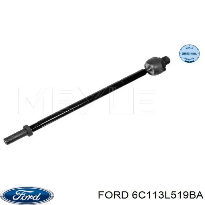 6C113L519BA Ford barra de acoplamiento derecha