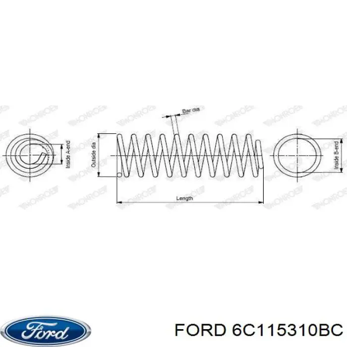 6C115310BC Ford