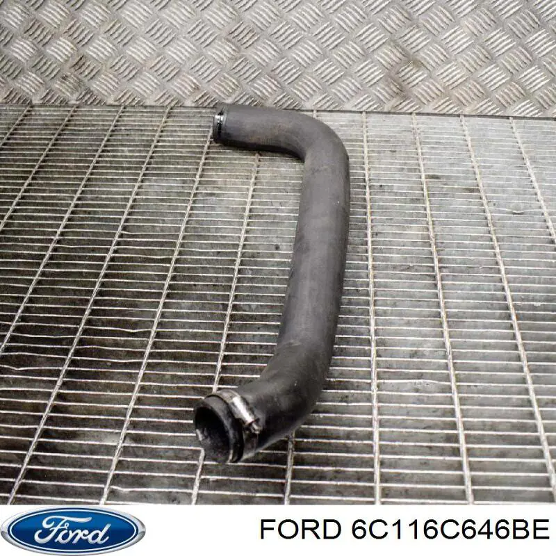 6C116C646BE Ford tubo flexible de aire de sobrealimentación izquierdo