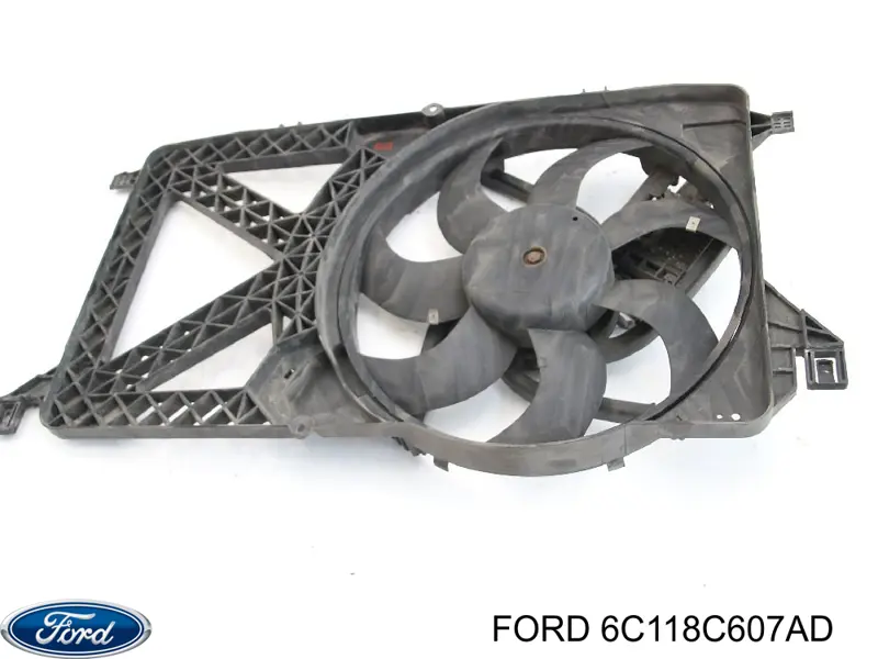 6C118C607AD Ford Ventilador de refrigeración del motor