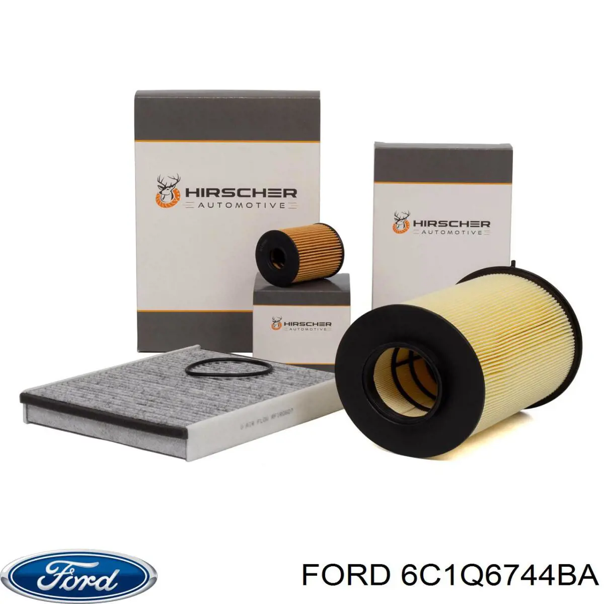 Filtro de aceite 6C1Q6744BA Ford