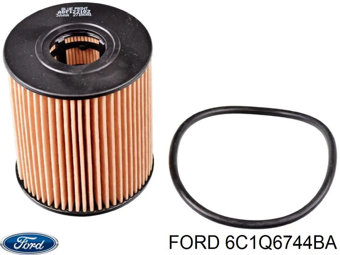 6C1Q6744BA Ford filtro de aceite