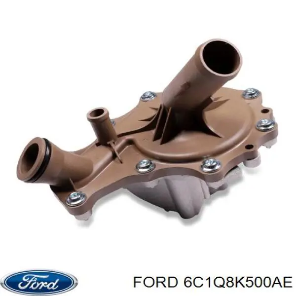 6C1Q8K500AE Ford bomba de agua, completo con caja