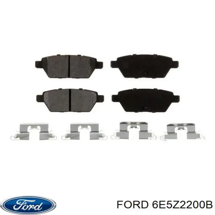 6E5Z2200B Ford Pastillas freno traseras