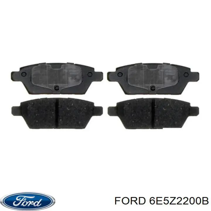 Pastillas de freno traseras 6E5Z2200B Ford