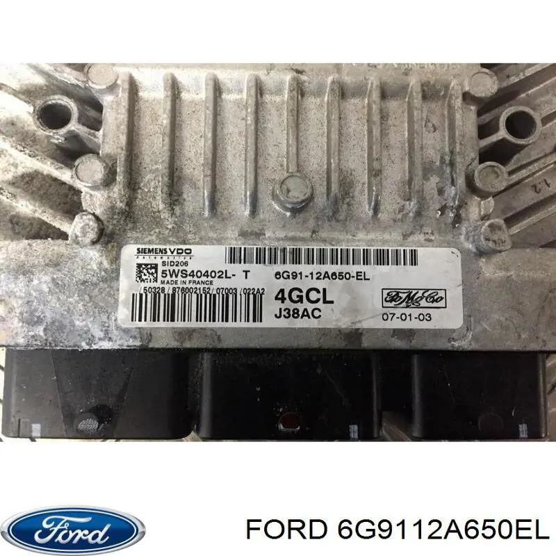 6G9112A650EL Ford 