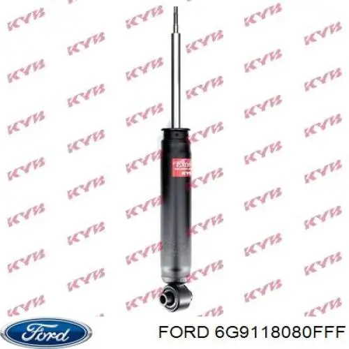 6G9118080FFF Ford amortiguador trasero