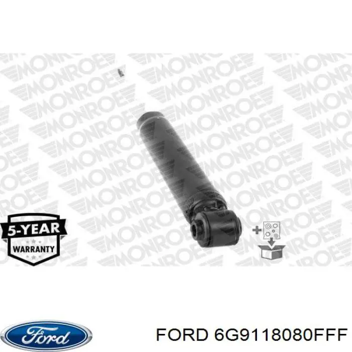 Amortiguador trasero Ford 6G9118080FFF precio, desde 53,72 EUR