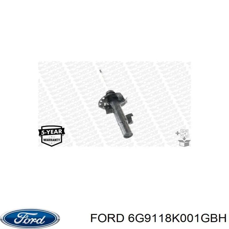 Amortiguador delantero izquierdo Ford 6G9118K001GBH precio, desde 55,18 EUR