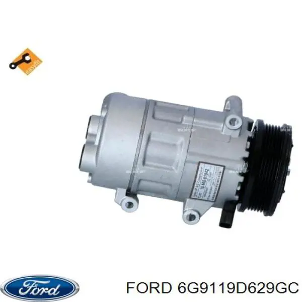 Comprar 6G9119D629GC Ford Compresor de aire acondicionado coche