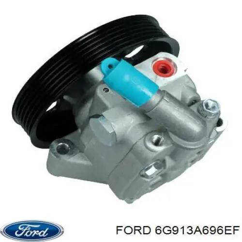 6G913A696EF Ford bomba hidráulica de dirección