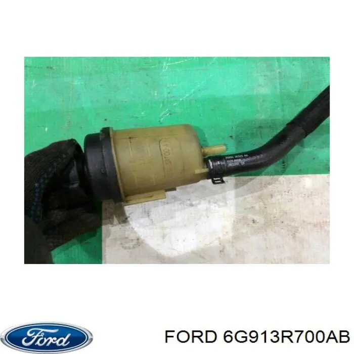 6g913r700ab Ford depósito de bomba de dirección hidráulica