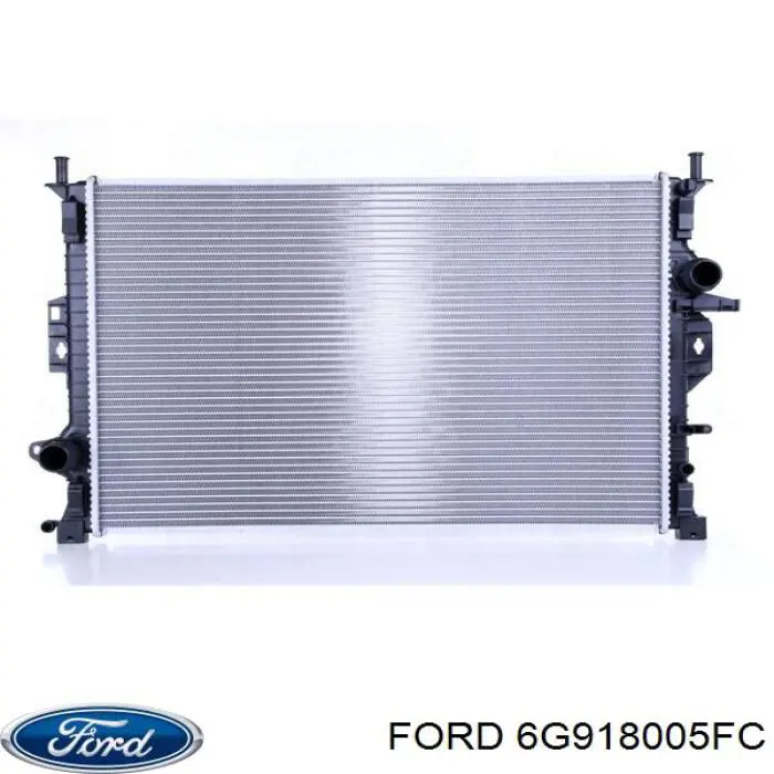 6G918005FC Ford radiador refrigeración del motor