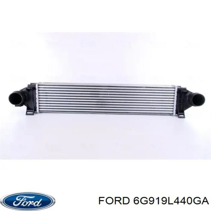 6G919L440GA Ford radiador de aire de admisión