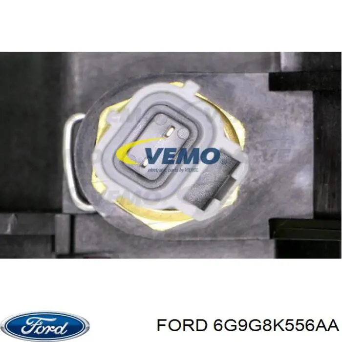 6G9G8K556AA Ford Brida del sistema de refrigeración (triple unión)