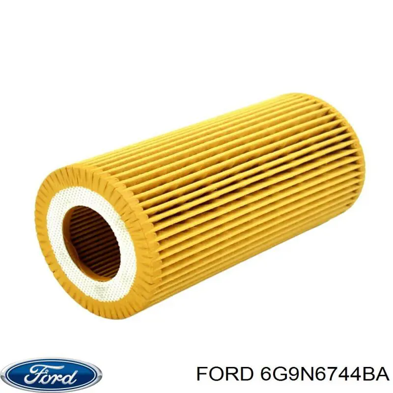 6G9N6744BA Ford filtro de aceite