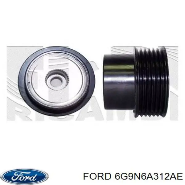 6G9N6A312AE Ford poleas juego de piezas