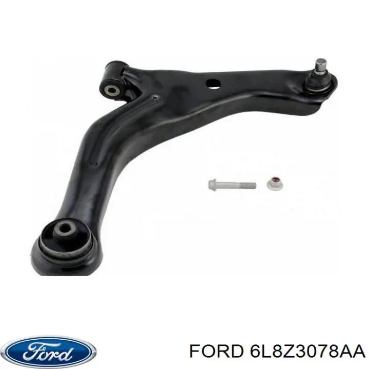 Brazo inferior derecho de la suspensión delantera 6L8Z3078AA Ford