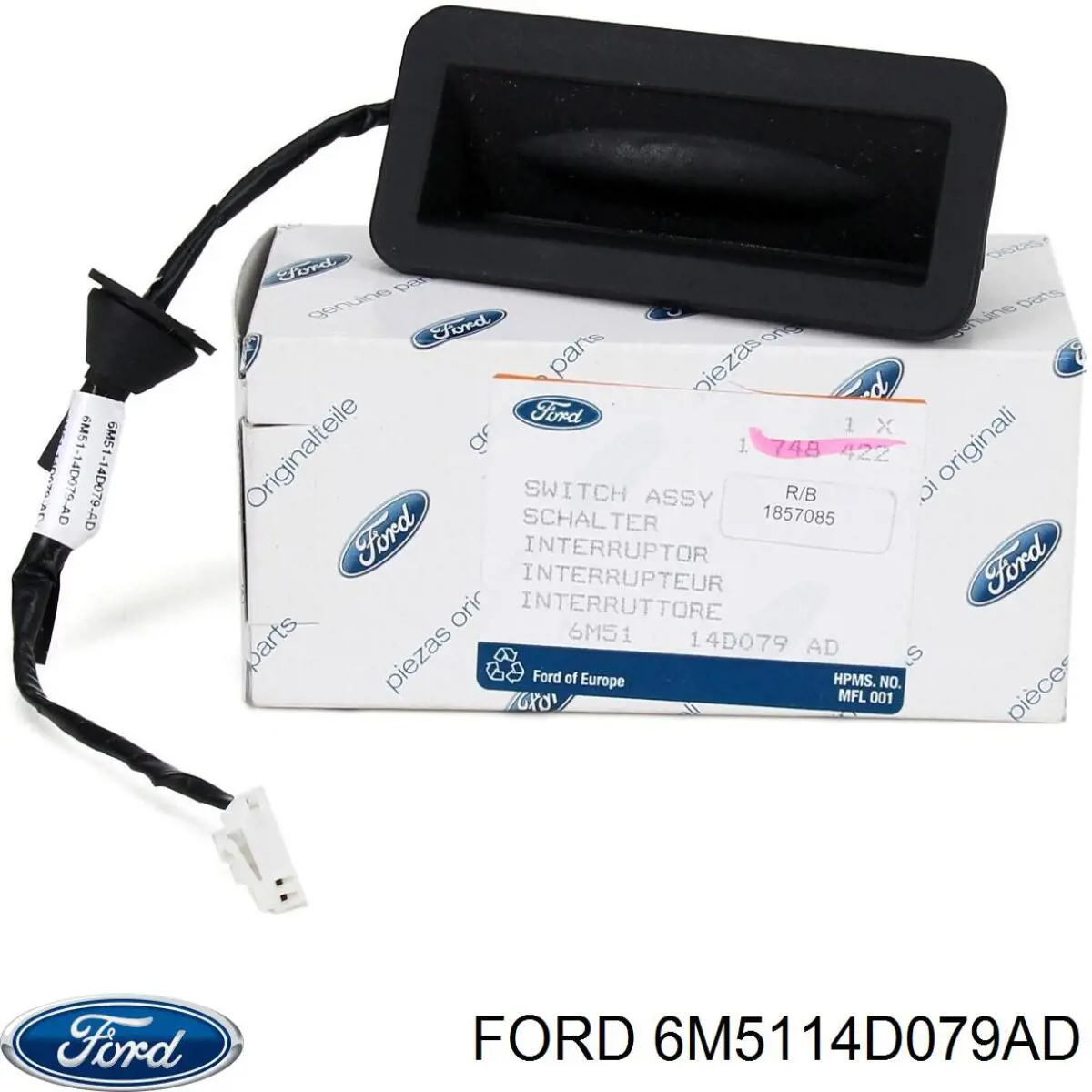 Botón de accionamiento del cierre de la tapa del maletero (puerta trasera 3/5) Ford 6M5114D079AD precio, desde 40,17 EUR
