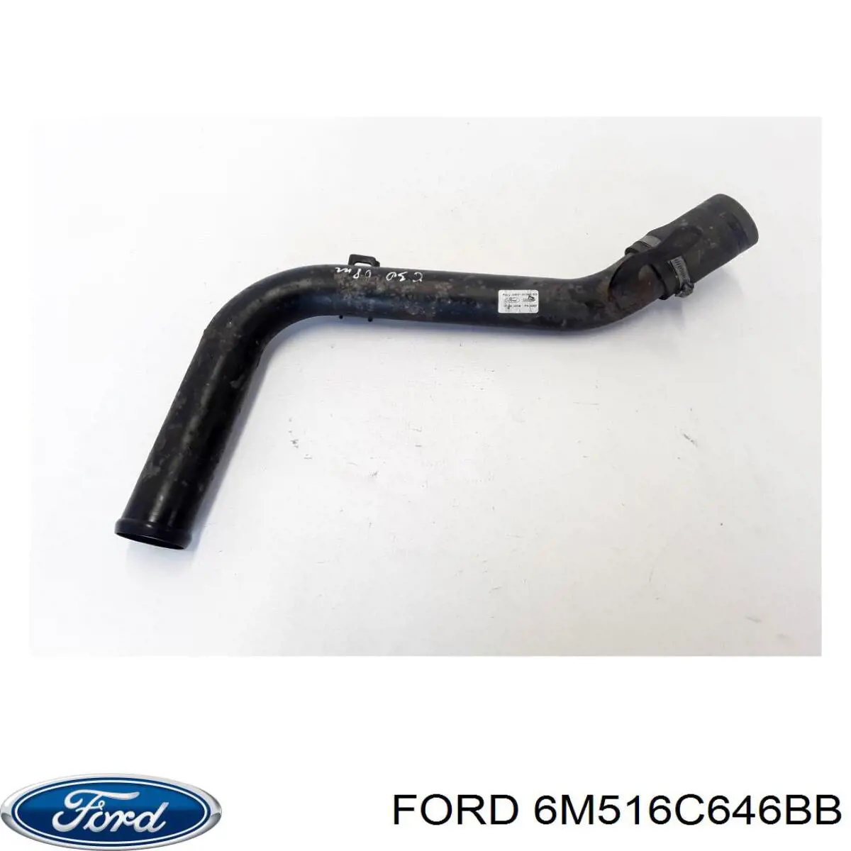 6M516C646BB Ford tubo flexible de aire de sobrealimentación izquierdo