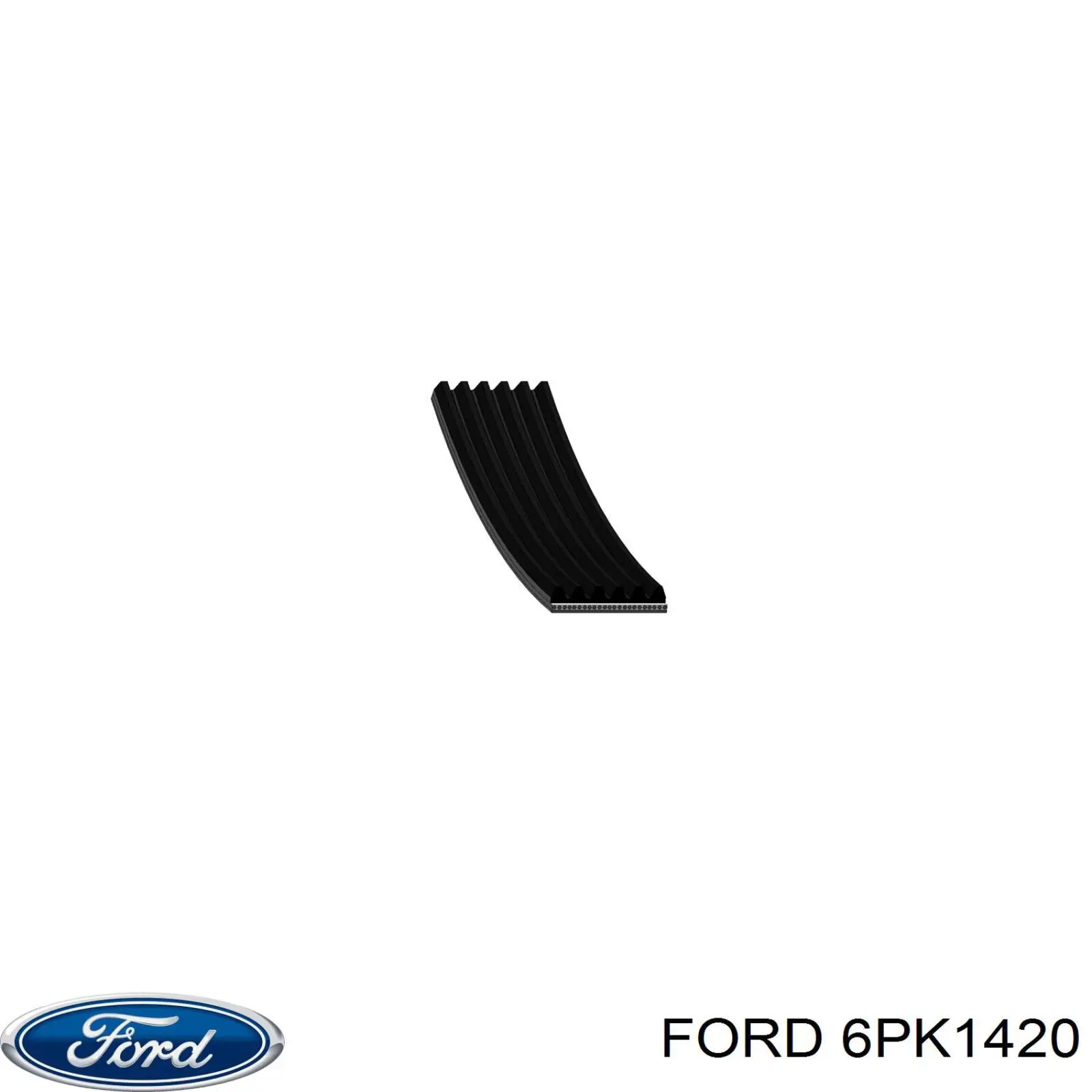 6PK1420 Ford correa trapezoidal